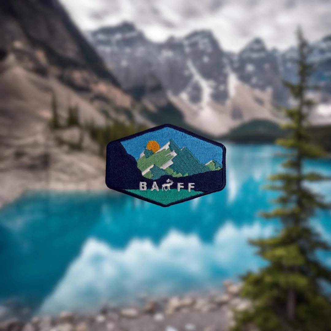 Banff National Park Embroidered Travel Patch - Etsy | Etsy (US)