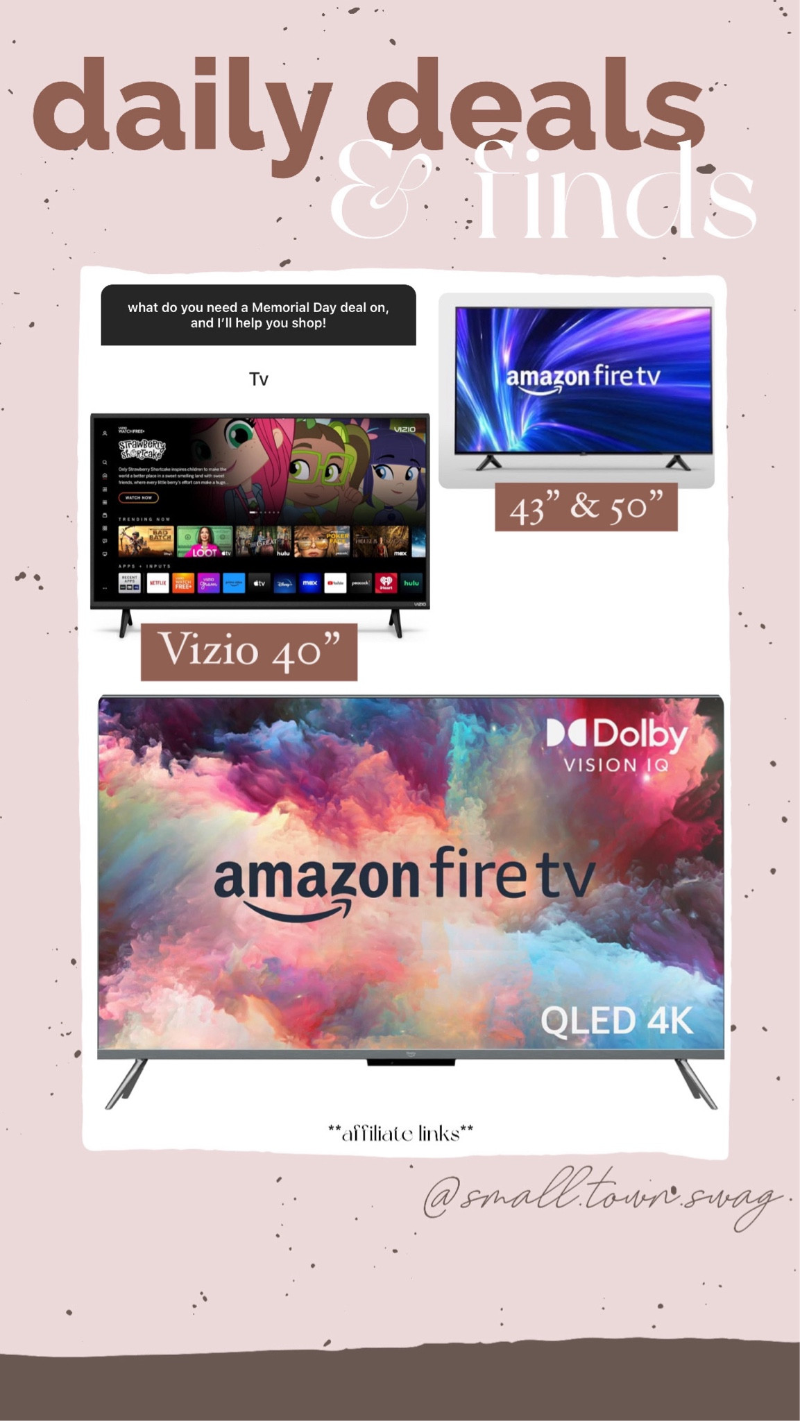 Amazon memorial day sales and deals on TVs!



Maternity, summer dress, country concert outfit, white dress, travel outfit, summer vacation, beach vacation, resort wear, target fashion, target style, Walmart fashion, Walmart style, old navy fashion, old navy style, American Eagle, American Eagle style, dress, spring dress, graduation dress, midi dress, maxi dress, Amazon style, Amazon fashion, Amazon dress, Memorial Day sale, affordable style, budget style, budget fashion, affordable fashion, mom style, Amazon home, Amazon grills, outdoor, patio, home decor, patio furniture, backyard bbq, blackstone, flat top grills, Walmart home, porch, patio, storage, organization, patio sets, patio furniture, outdoor dining, tables, chairs, sofa, couch, loveseat, coffee table, pizza oven, pizza, Father’s Day, gifts for dad, gift ideas for men, gift guide, father in law, Father’s Day gift ideas, cooler table, cooler coffee table, cooler and table, side table with built in cooler, egg chair,
Wicker furniture, boho patio furniture, fire pit, gas fire pit, propane fire pit, wood fire pit, sectional couch, sectional sofa, 

#LTKFamily #LTKMens #LTKHome