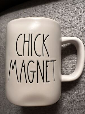 Rae Dunn CHICK MAGNET Coffee Mug Pink Inside | eBay US