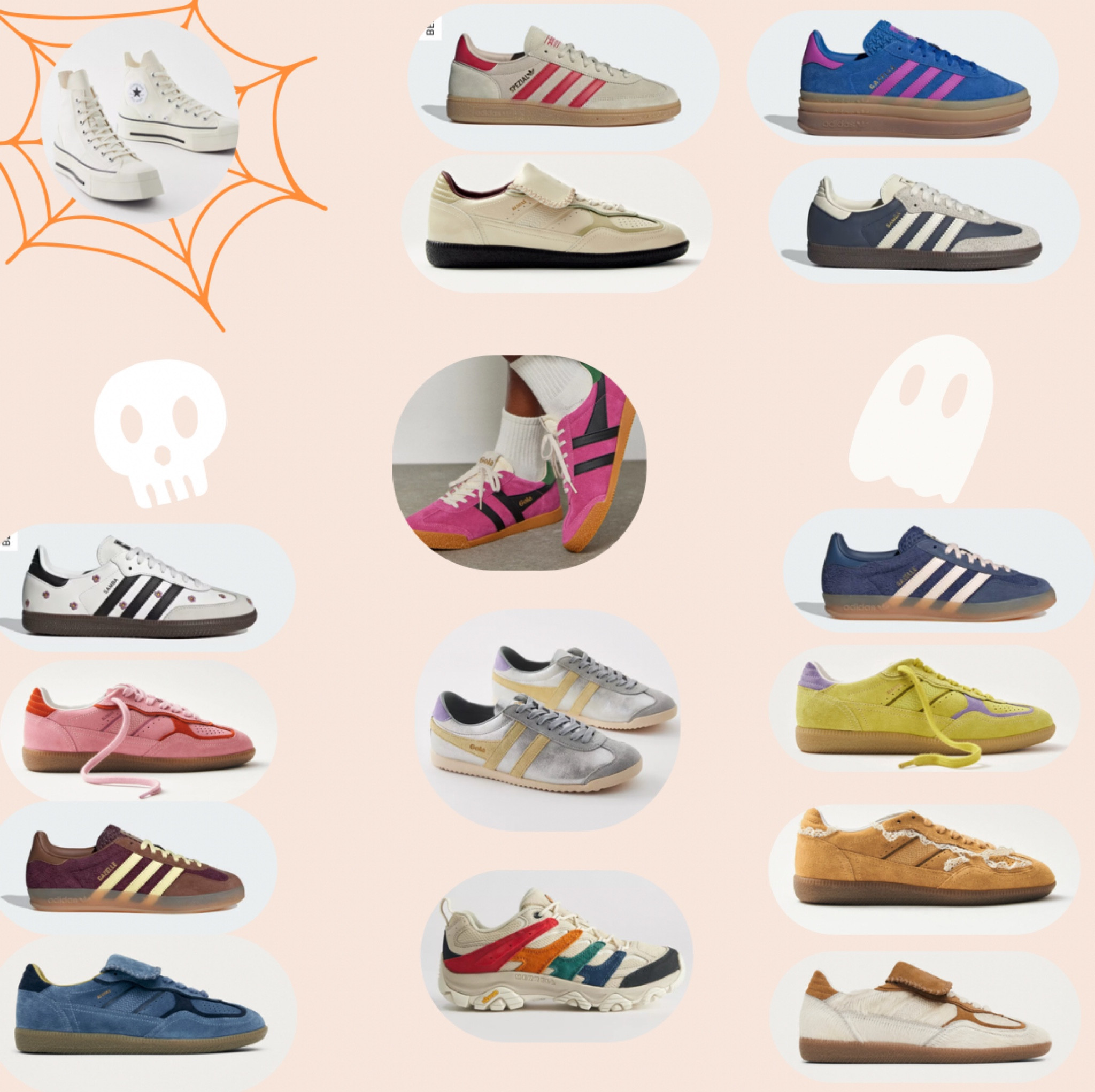 Fall Women sneaker trends 🍂🖤 #alohas #adidas #sambas #gazelle #merrell #gola #womensneakers #fallsneakers #fallshoes

#LTKShoeCrush #LTKFitness #LTKStyleTip