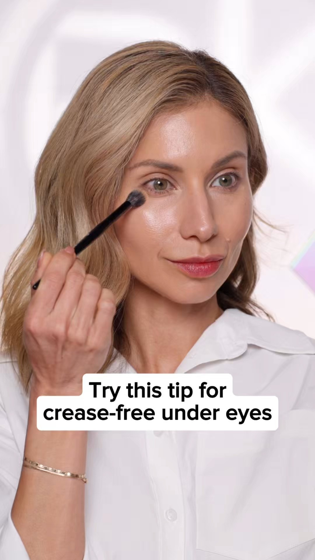 If you struggle with creasing concealer or find that powder just makes your under eyes look heavy and textured, the BK Beauty x Nikki La Rose N20S Brush will change the game. 

🌸 Why I love it: 
• Ultra-soft bristles apply powder in the lightest, most delicate way 
• Perfect for mature skin, fine lines, or textured under-eyes 
• Lets you set concealer without over-applying 
• Blends out excess concealer that may settle into creases 

✨ How to use: 
1. Pick up a fine loose powder with the N20S. 
2. Look up slightly to stretch the skin. 
3. Gently press the powder into place. 
4. Watch as it sets the concealer lightweight + natural, no heavy texture. 

This has become one of my favorite under-eye brushes for achieving a crease-free, smooth finish.

#LTKBeauty #LTKOver40