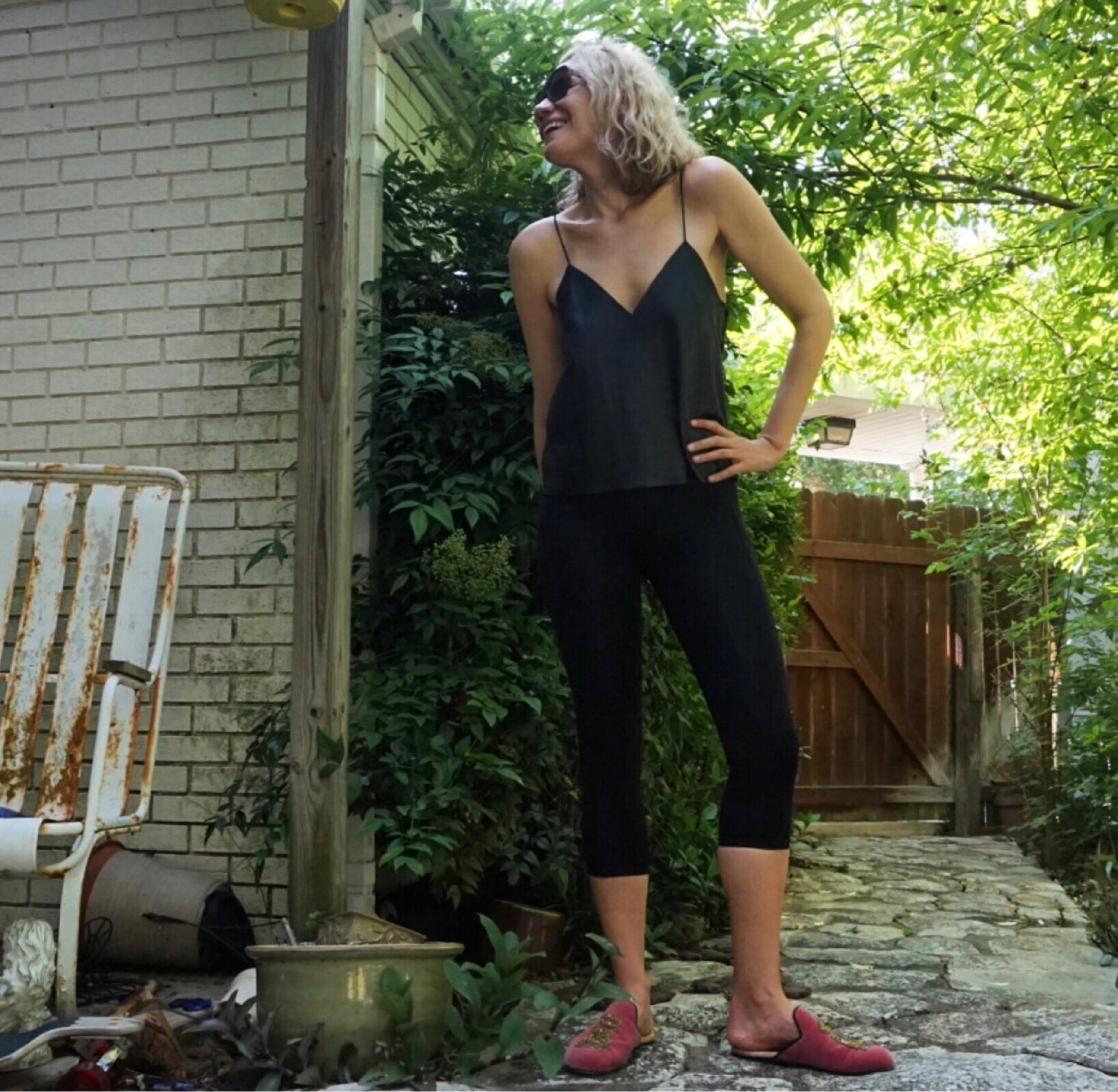 Back in style? If they ever left- capris and the cross between shorts and capris- the pedal pusher! I think these are so chic - they go with everything but feel a bit sophisticated and have a vintage feel. There are a few capri jumpsuits in my bag— and if this is something a bit out of your comfort zone try buying as work out leggings first! Pair with tees and tanks and see how you like it- then go from there! #investmentpiece 

#LTKover40 #LTKSeasonal #LTKstyletip