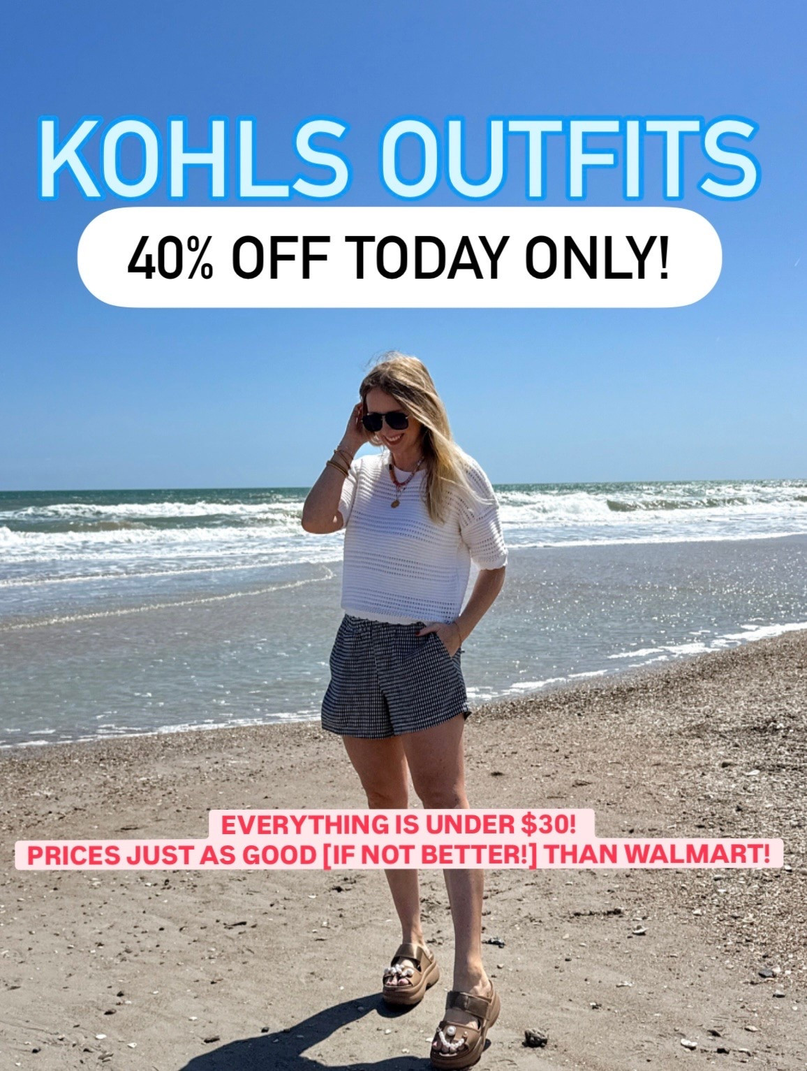 Instagram post, kohls outfits all 40% off today only, kohls fashion, kohls style

#LTKgrwm #LTKootd #LTKSaleAlert