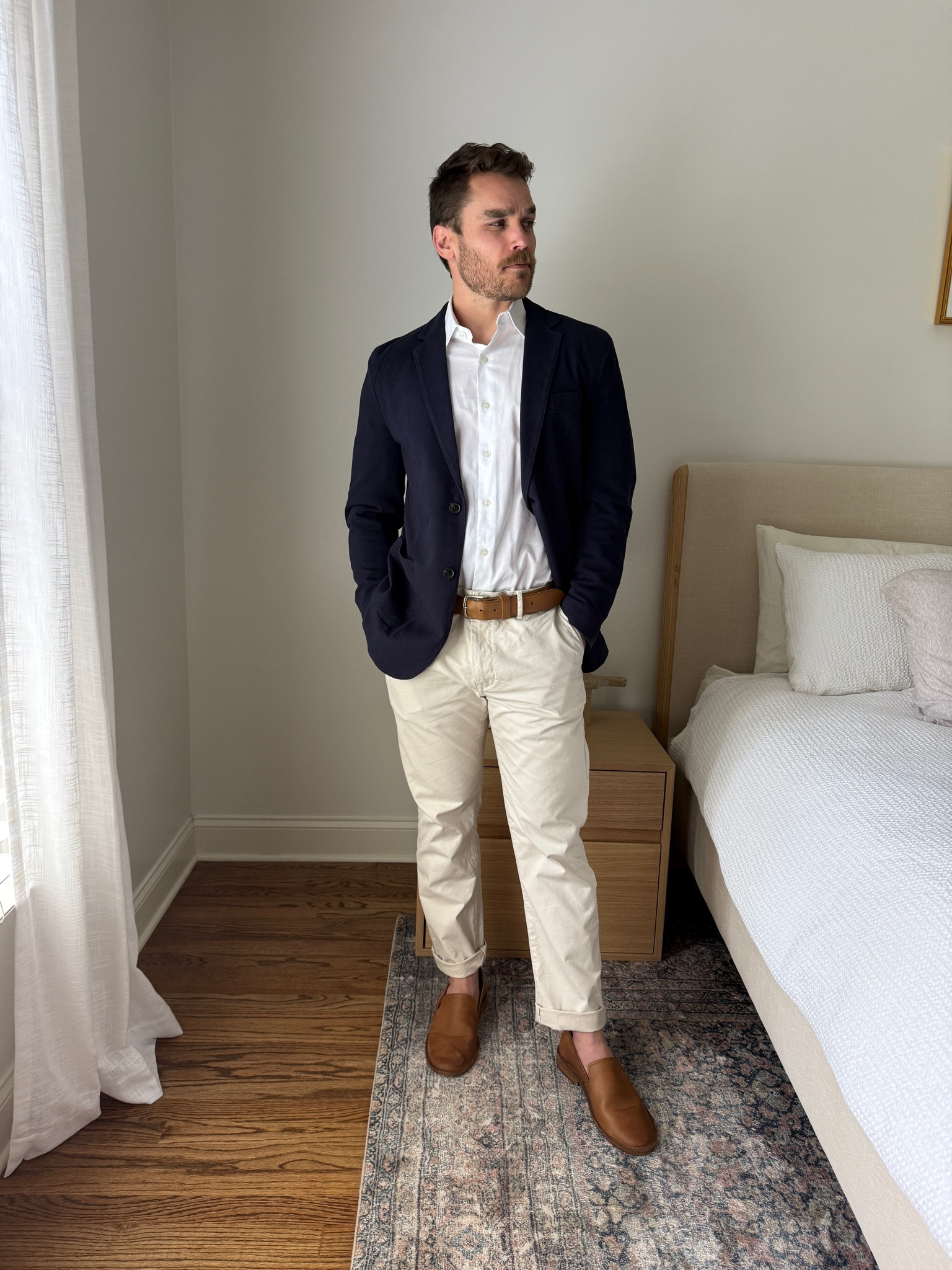 Men’s pique blazer @onequince