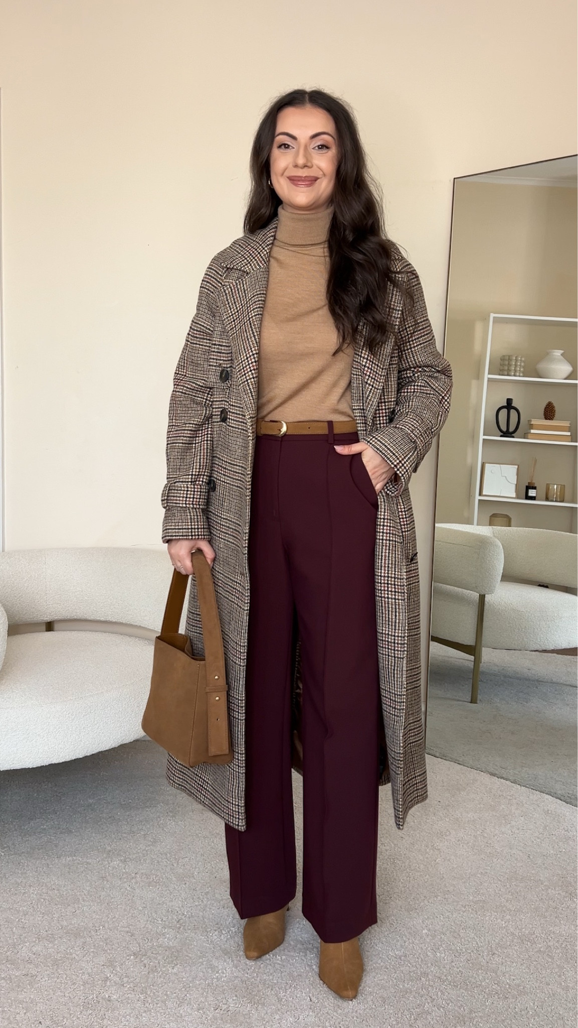 Chic autumn outfit. Roll neck is old from Gap. Trench coat is M&S, wearing size UK10. Trousers are H&M, wearing size UK10. Boots are Asos. Bag is Mango. 

#LTKeurope #LTKautumn #LTKstyletip