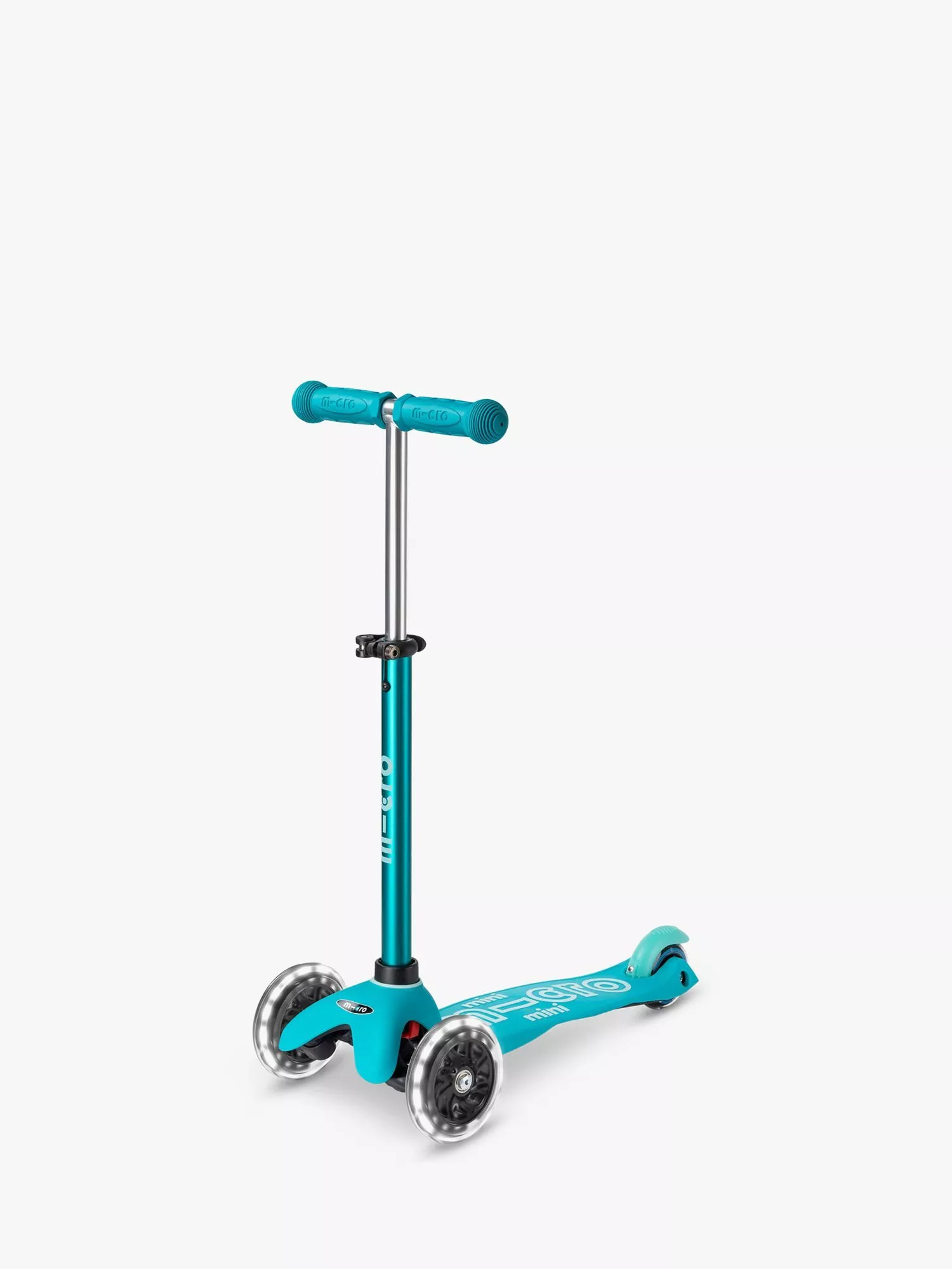 Micro ScootersMini Deluxe LED Scooter, Aqua | John Lewis (UK)
