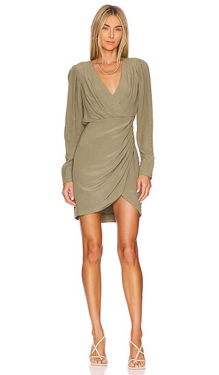Leilani Mini Dress in Olivine | Revolve Clothing (Global)