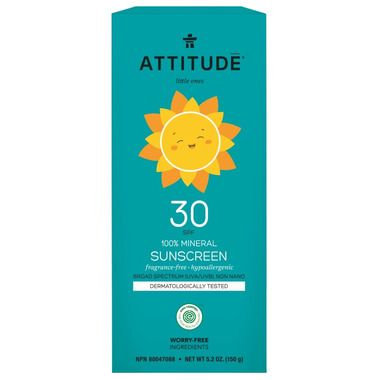 ATTITUDE Little Ones 100% Mineral Sunscreen Fragrance Free | Well.ca