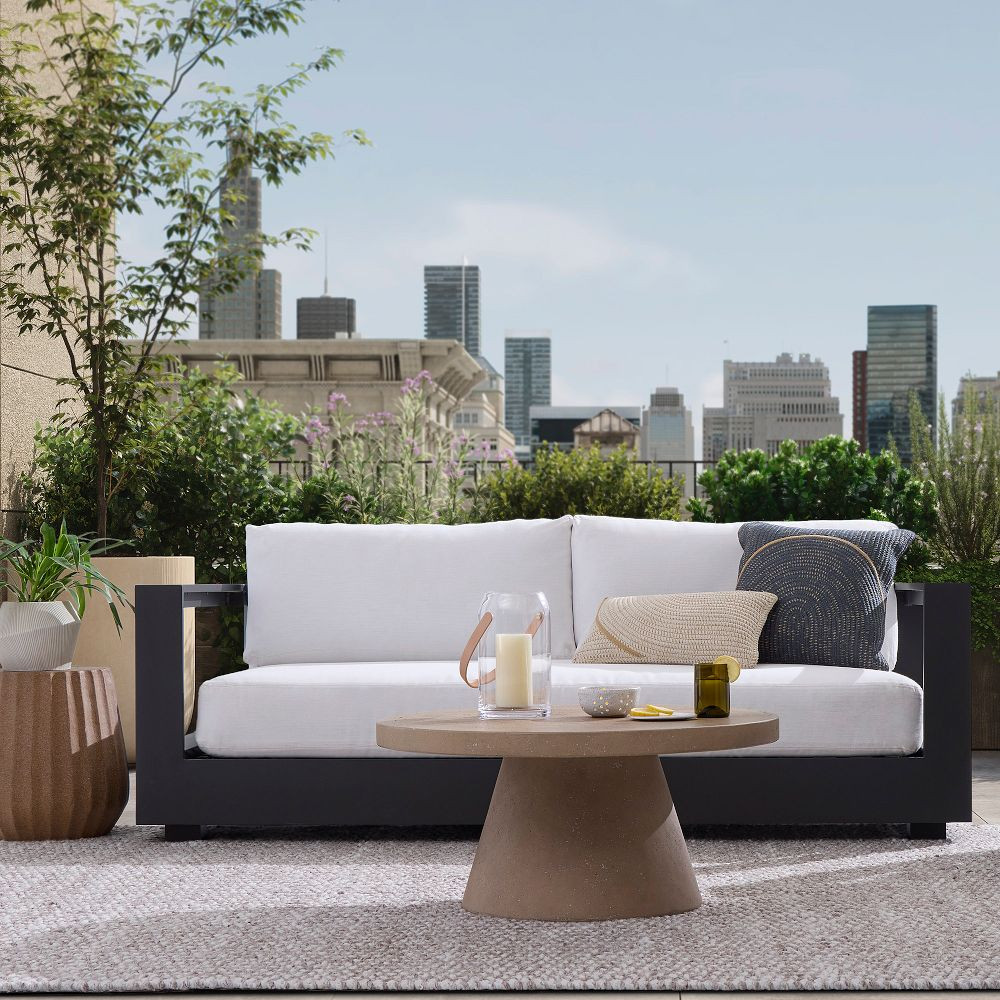 Telluride Aluminum Outdoor Sofa (83") | West Elm (US)