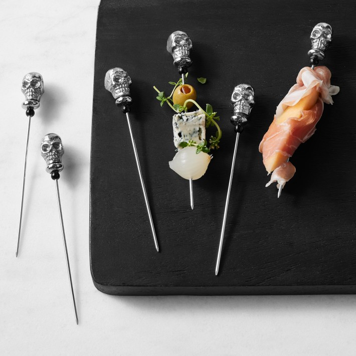 Skull Cocktail Picks, Set of 6 | Williams-Sonoma