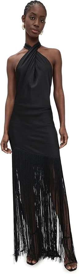 Show Me Your Mumu Women's Jasmine Fringe Maxi Dress | Amazon (US)