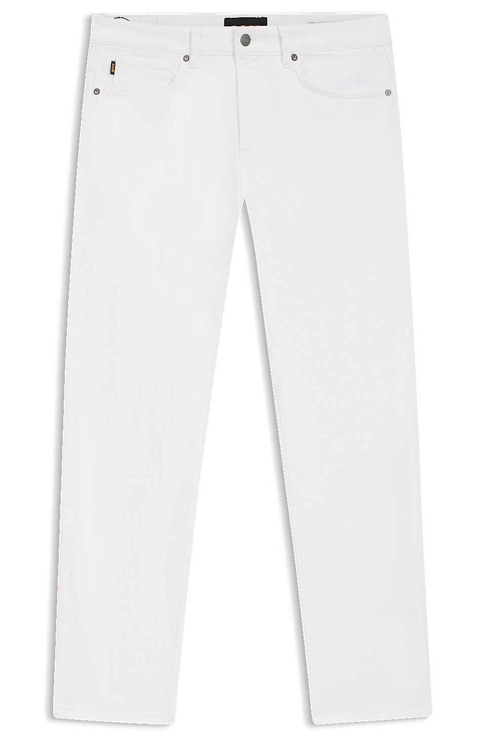 Maine regular-fit jeans in white soft-motion denim | Hugo Boss (US)