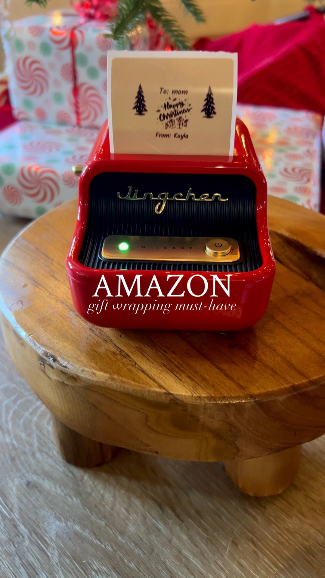 This vintage looking label maker makes gift wrapping way easier 🎁🎄It lets you custom make the cutest gift labels in seconds❤️

#LTKHome #LTKHoliday #LTKSeasonal