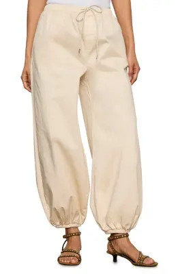 Sanctuary Float On Stretch Cotton Balloon Pants in Toasted Coconut Brown at Nordstrom, Size X-Small | Nordstrom