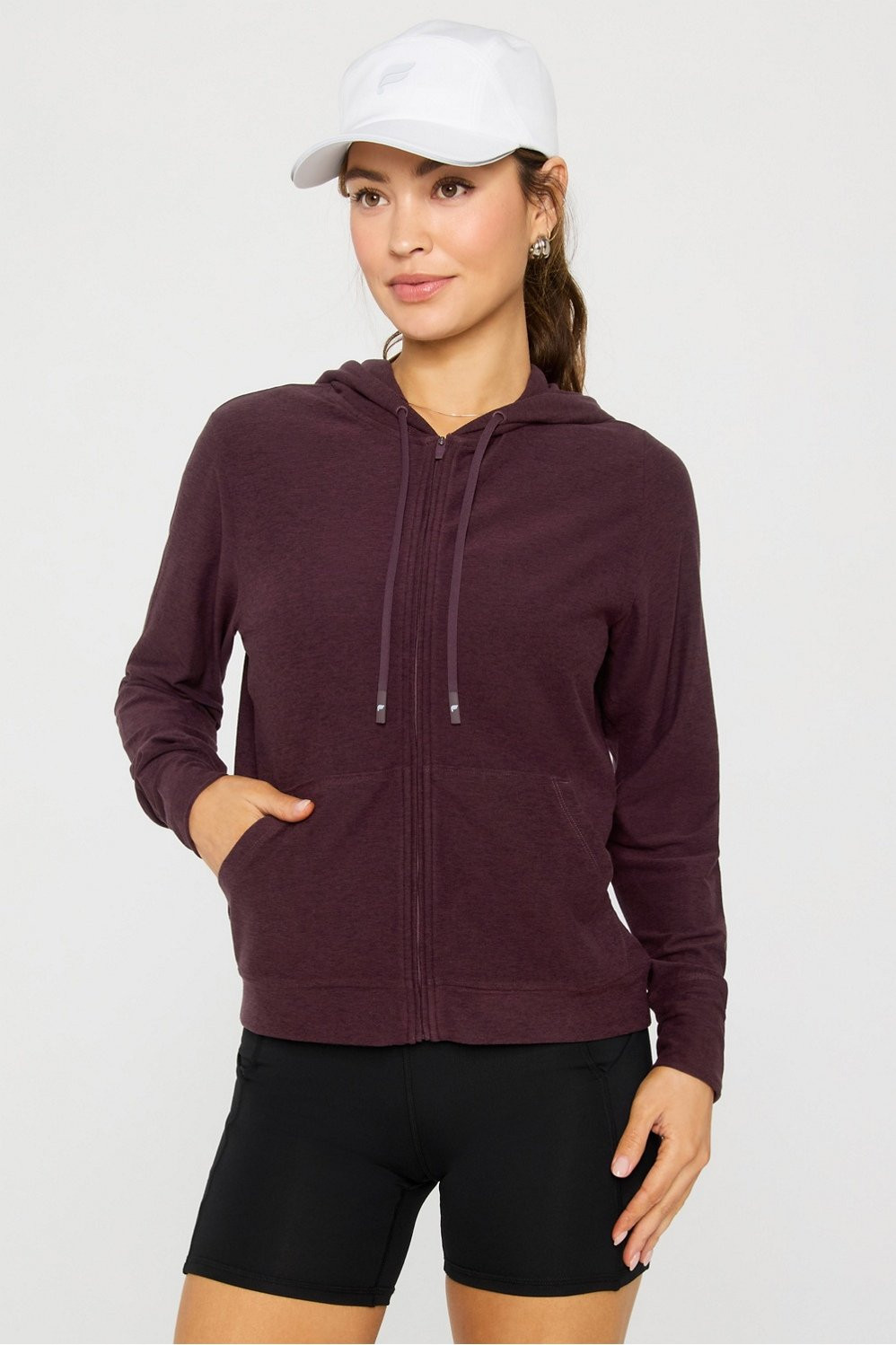 Cloud Jersey Full Zip Hoodie | Fabletics