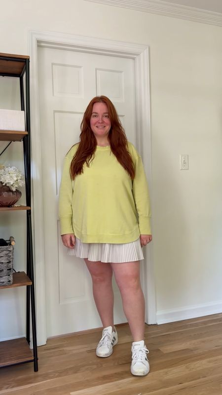The cutest tennis skort is on sale for $44! It’s so comfortable and works for a casual athleisure outfit or as workout wear! I’m shown wearing size 1X and I’m typically a size 14/16. 

#LTKsalealert #LTKfindsunder50 #LTKActive