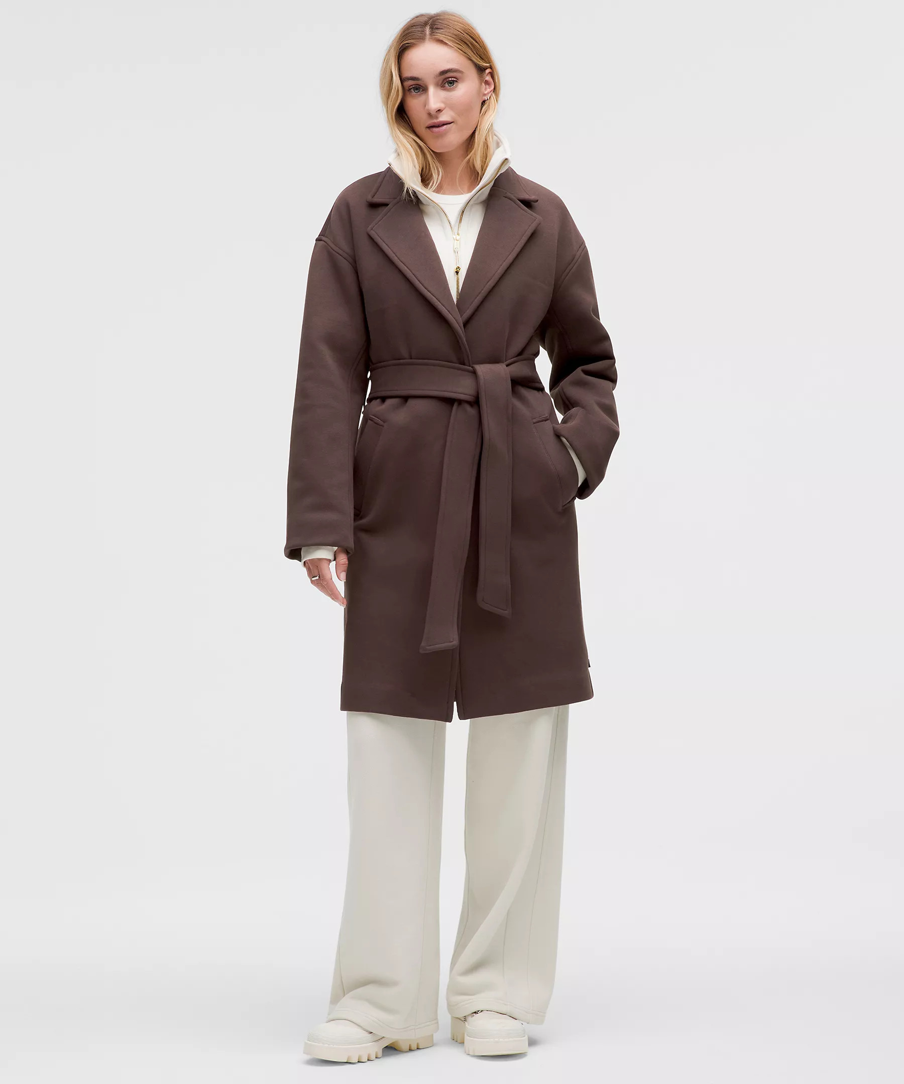 Belted Fleece Wrap Coat | Women's Coats & Jackets | lululemon | Lululemon (US)