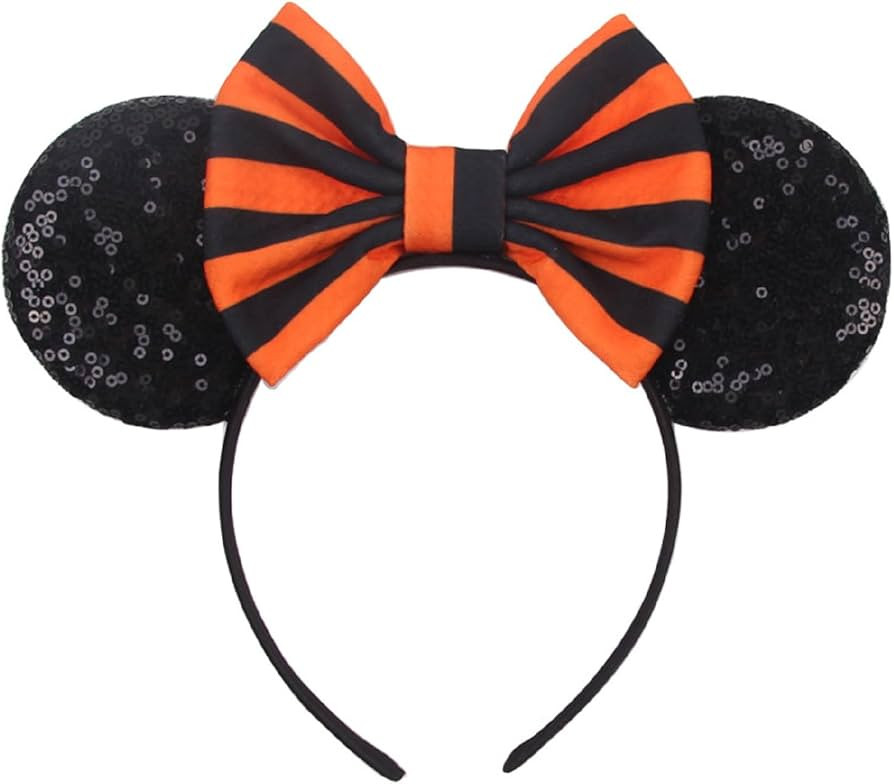 LSHDXD Headband, Halloween Costume Headwear for Women - Handmade Glitter Sequin Spider Web Headba... | Amazon (US)
