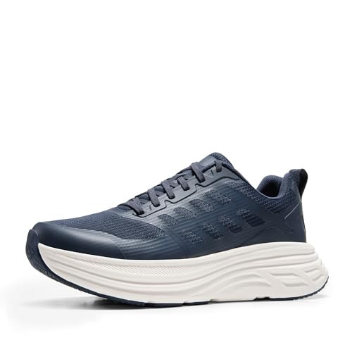 NORTIV 8 Men's Walking Running Tennis Cushioning Shoes ActiveFloat Non Slip Athletic Gym Workout Jogging Comfortable Sneakers,Size 8.5,Blue,SNWS245M | Amazon (US)