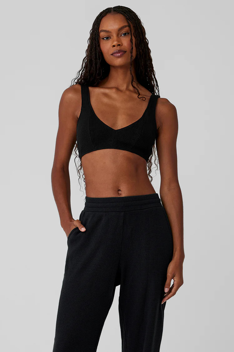 Waffle Weekend Escape Bra | Alo Yoga (US)
