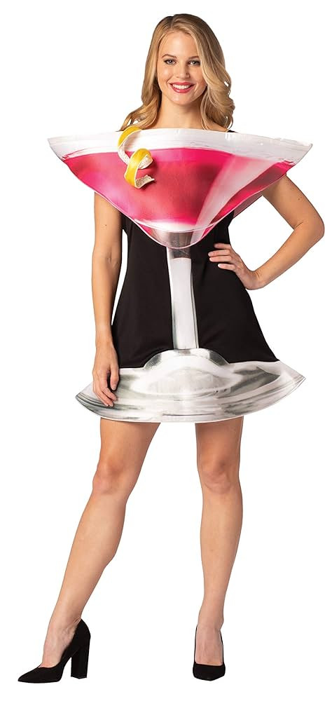 Rasta Imposta Cosmopolitan Dress Girl's Night Out Cocktail Drink Halloween Costume, Women's Size ... | Amazon (US)