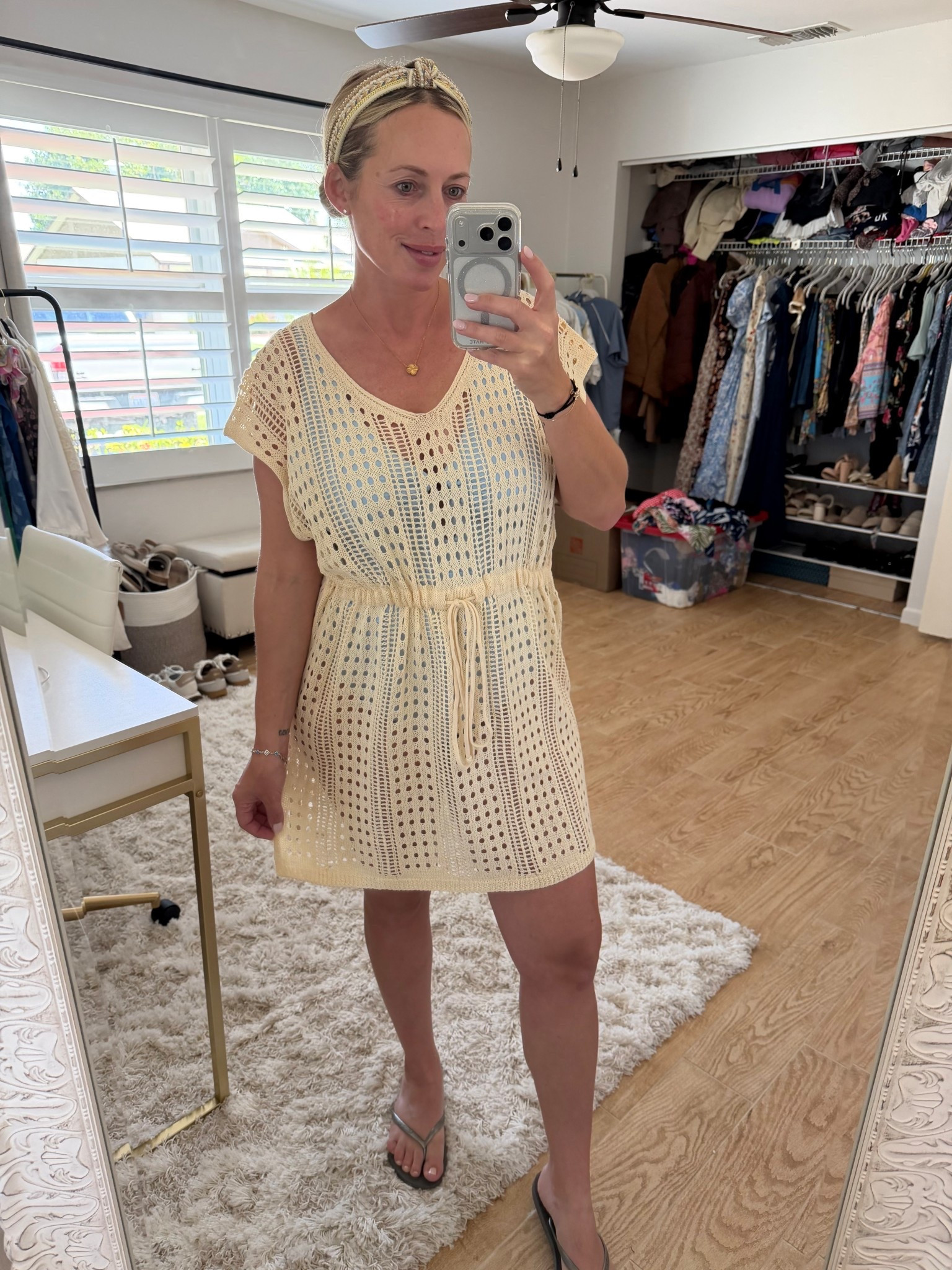 Pool day. Swimwear coverup. Flip flops. Sunglasses. Sandals 



#LTKSwim #LTKdayinmylife #LTKootd