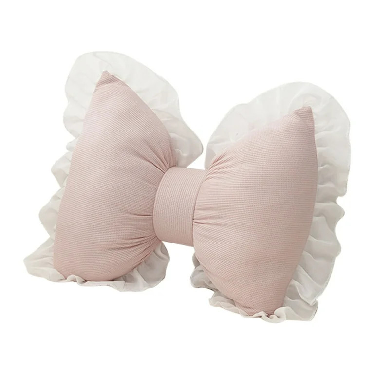 Btomtd Clearance!Throw Pillows,Bow Shaped Pillow Cute Bow Shaped Pillow Waist Pillow Home Decorat... | Walmart (US)