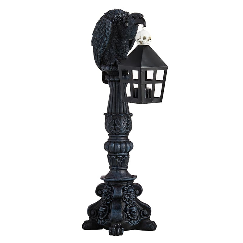 Southern Gothic LED Halloween Vulture on Stand, 18" | At Home