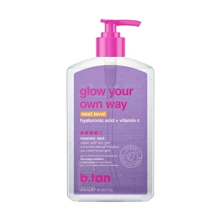 B.Tan Glow Your Own Way - Next Level Self Tan Gel , 16 oz Gel | Walmart (US)
