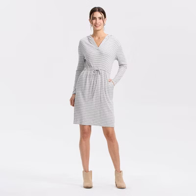 Women's Long Sleeve Knit Mini A-Line Dress - Universal Thread™ | Target