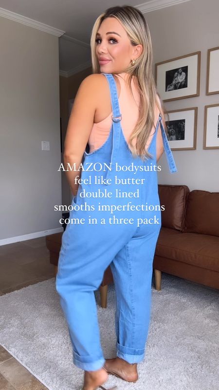 20% off coupon code 20MQE9PJ I’m wearing a size medium in these three bodysuits I’m 22 weeks pregnant, they come sold together in a three pack. Available in many different color combinations, are butter 🧈 soft & double lined. The neck line is so flattering & they feel & look smoothing on. These fit TTS 

#LTKStyleTip #LTKFindsUnder50 #LTKBump