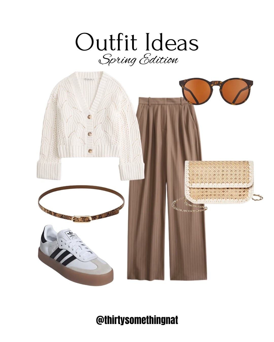 Outfit ideas for spring. 

Spring outfit. Spring pants. Trousers. Spring cardigan. Spring sweater. Spring bag. Spring purse  

#LTKdayinmylife #LTKootd #LTKgrwm