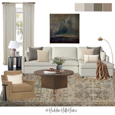 Living room mood board, living room design ideas, living room decor, home decor, modern-transitional family room #moodboard

#LTKhome #LTKsalealert #LTKfamily