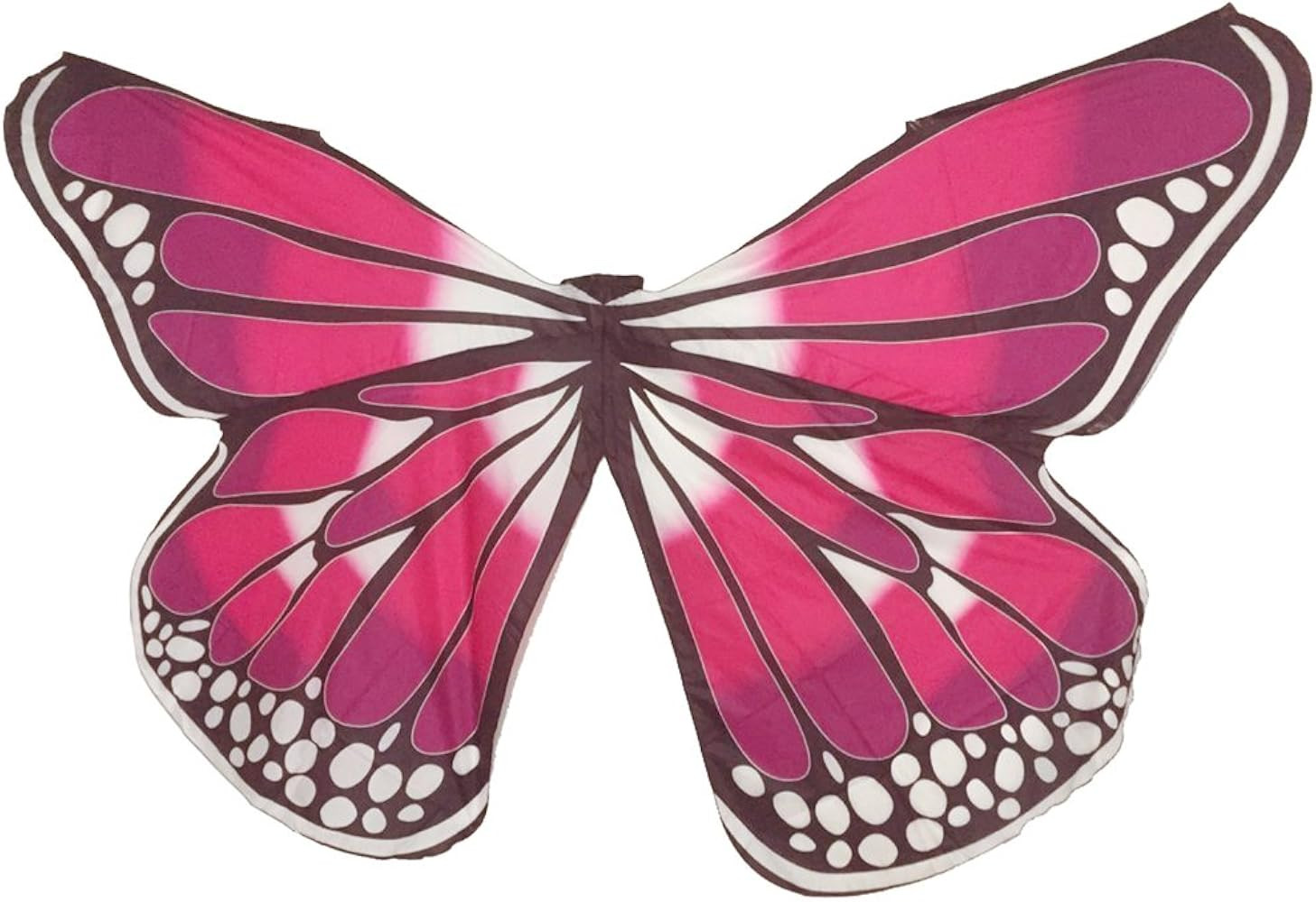 MUNAFIE Belly Dance Wings Halloween Christmas Party Colorful Butterfly Wings Performance Costumes | Amazon (US)