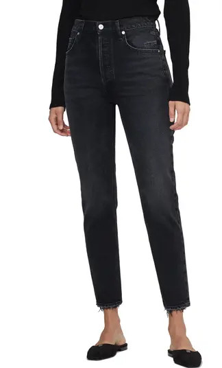 Citizens of Humanity Jolene High Waist Ankle Slim Straight Leg Jeans | Nordstrom | Nordstrom