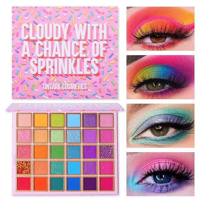 30 Colors Makeup Eyeshadow Palette for Beauty & Matte Metallic Shimmer Pearl Glitter Eye Shadow P... | Amazon (US)
