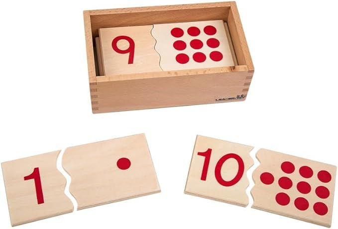 Leader Joy Montessori USA Montessori Math Materials Number Puzzle 1-10 for Preschool Early Learni... | Amazon (US)