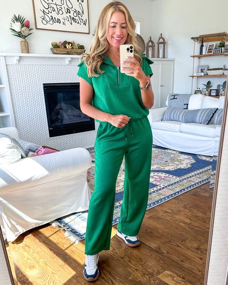 On double sale today 🔥🔥🔥 and can we just talk about the green!!!

If you are a BIG fan of the Spanx and Varley, but not the price tag, this set is for you. The material is the BEST match that I have found to the Spanx Airessentials and the cut is almost identical to the Varely version for a fraction of the price. IN LOVE 💗

New arrivals for summer
Summer fashion
Summer style
Women’s summer fashion
Women’s affordable fashion
Affordable fashion
Women’s outfit ideas
Outfit ideas for summer
Summer clothing
Summer new arrivals
Summer wedges
Summer footwear
Women’s wedges
Summer sandals
Summer dresses
Summer sundress
Amazon fashion
Summer Blouses
Summer sneakers
Women’s athletic shoes
Women’s running shoes
Women’s sneakers
Stylish sneakers
Gifts for her

#LTKSeasonal #LTKsalealert #LTKstyletip