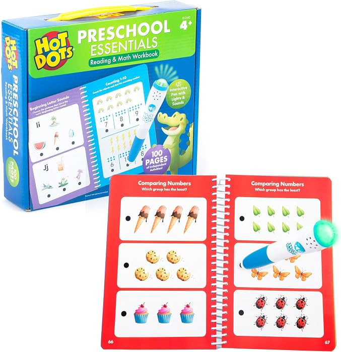 Educational Insights Hot Dots Preschool Essentials: Reading & Math | Amazon (US)