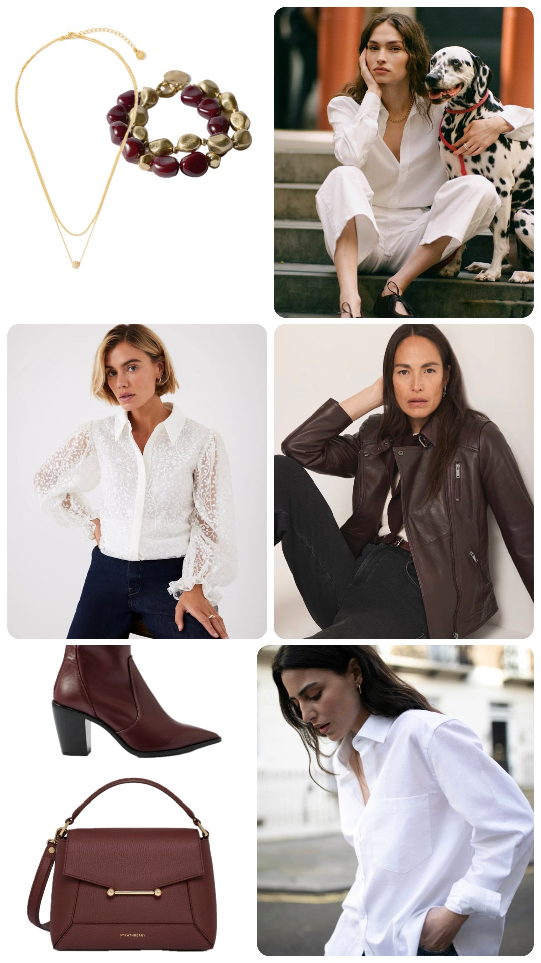 I love white shirts and burgundy accessories for the Autumn!

#LTKautumn #LTKstyletip #LTKuk