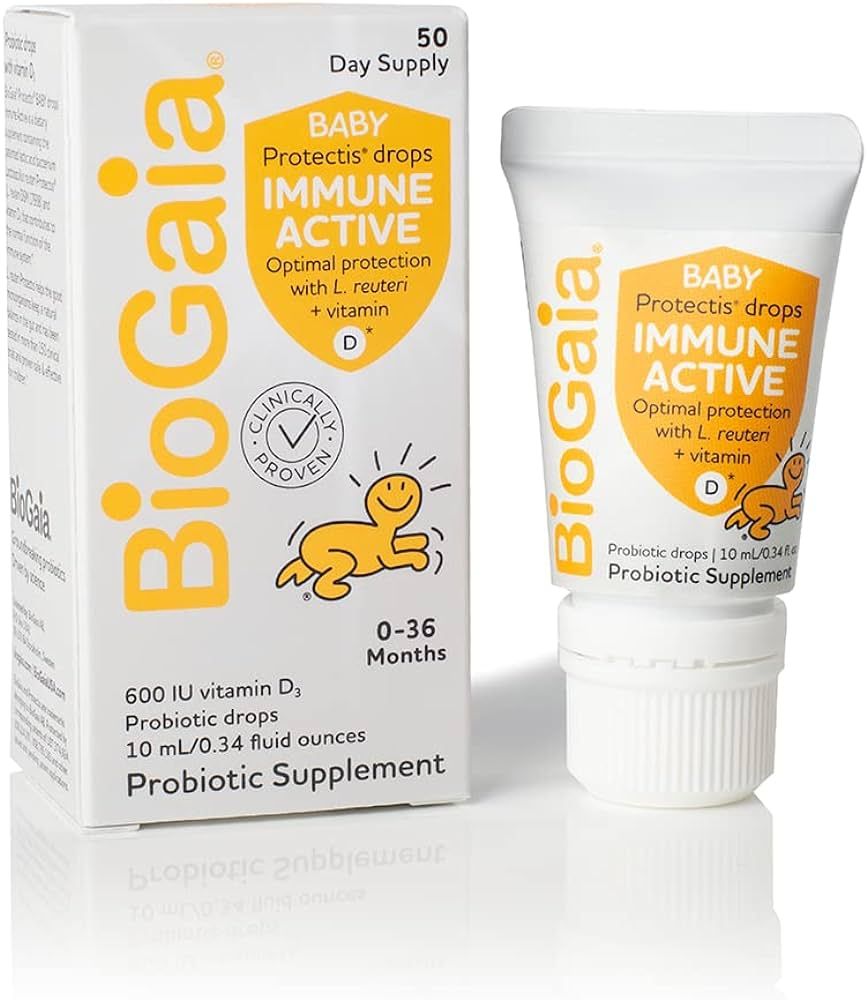 BioGaia Protectis Immune Active Baby | Probiotic + Vitamin D | Promotes The Development of Health... | Amazon (US)