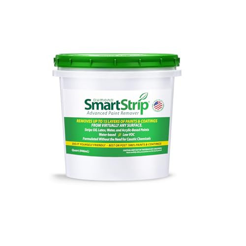 Smart Strip Advanced Paint Remover, For Removal of Acrylic, Latex, Oil & Water-Based Coatings, Non-Caustic Formula, Indoor/Outdoor, Contractor & DIY Friendly, 1 Quart | Amazon (US)
