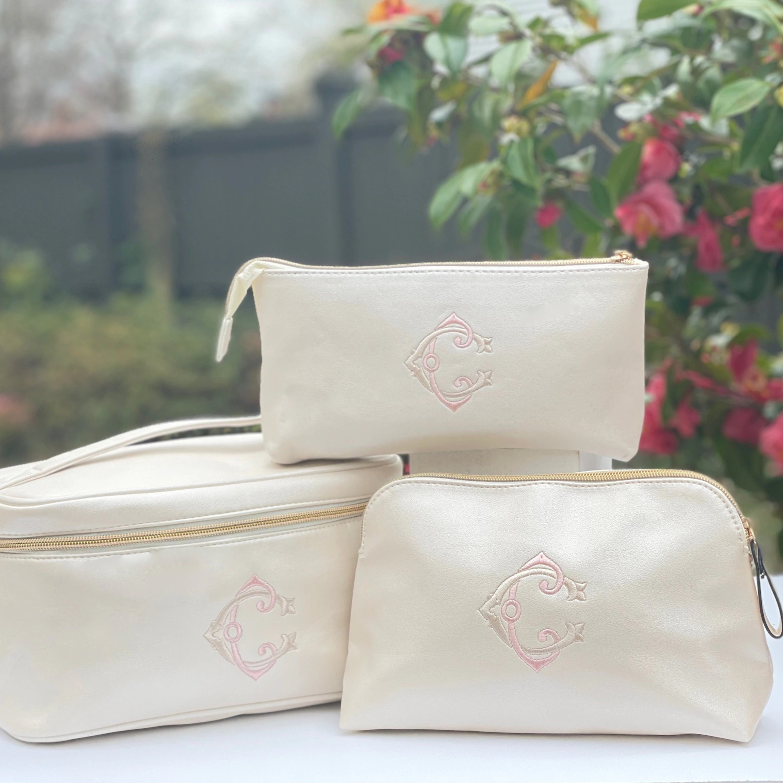 Monogram Train Case and Cosmetic Makeup Bag - Gifts for Her | Etsy (Global)