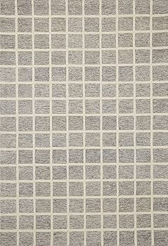 Chris Loves Julia x Loloi Polly Collection POL-05 Slate / Ivory 7'-9" x 9'-9" Area Rug | Amazon (US)