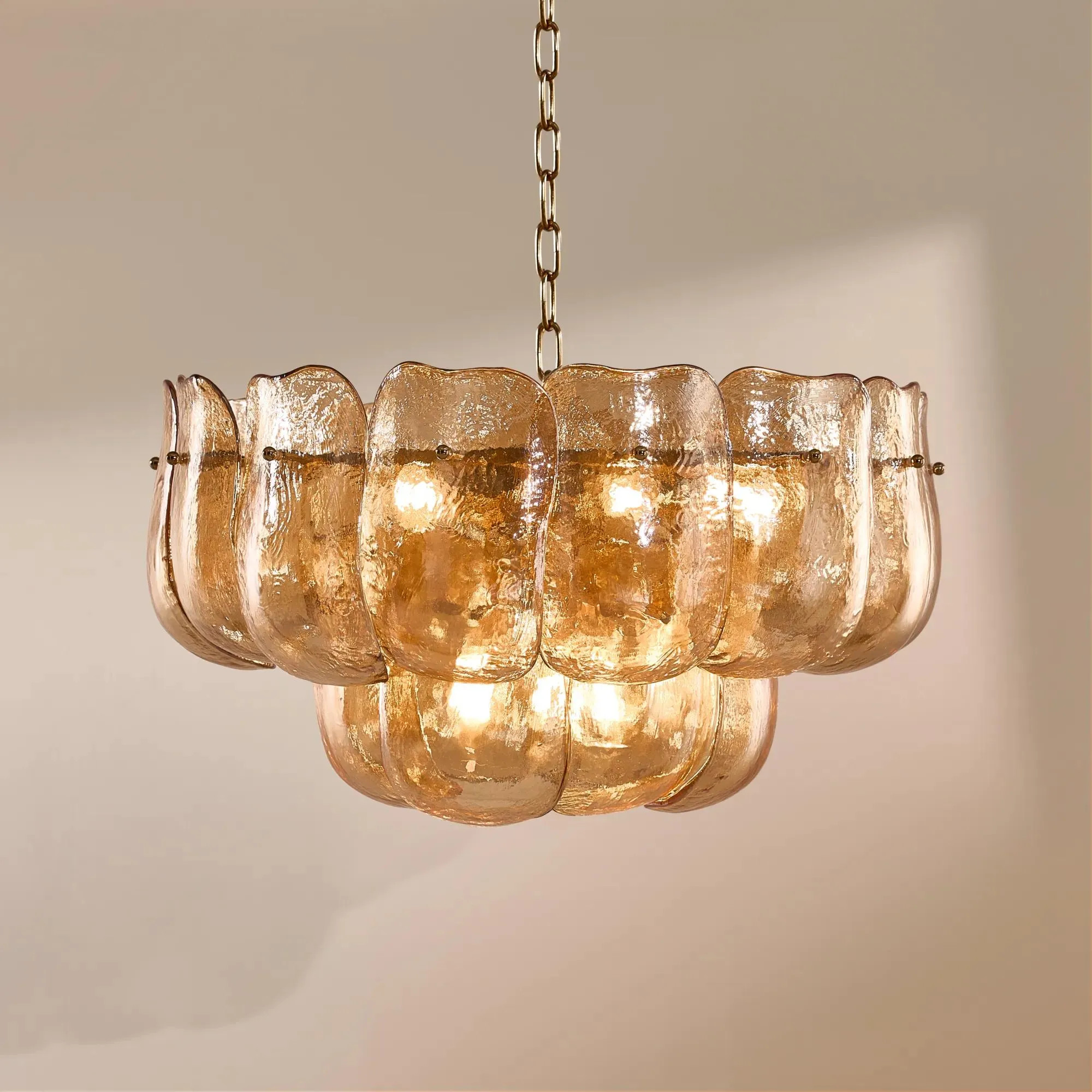 Ember Glow Glass Chandelier | Z Gallerie