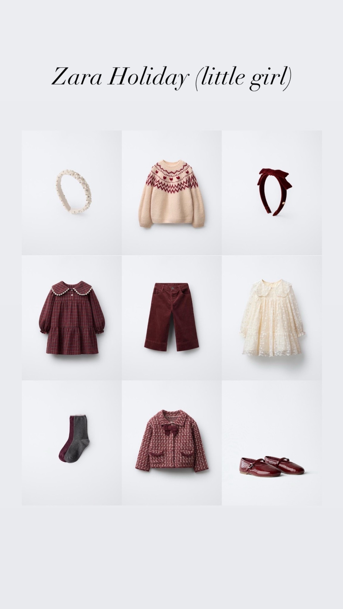The cutest little holiday outfits on Zara! 

#LTKmomlife #LTKCyberWeek #LTKHoliday