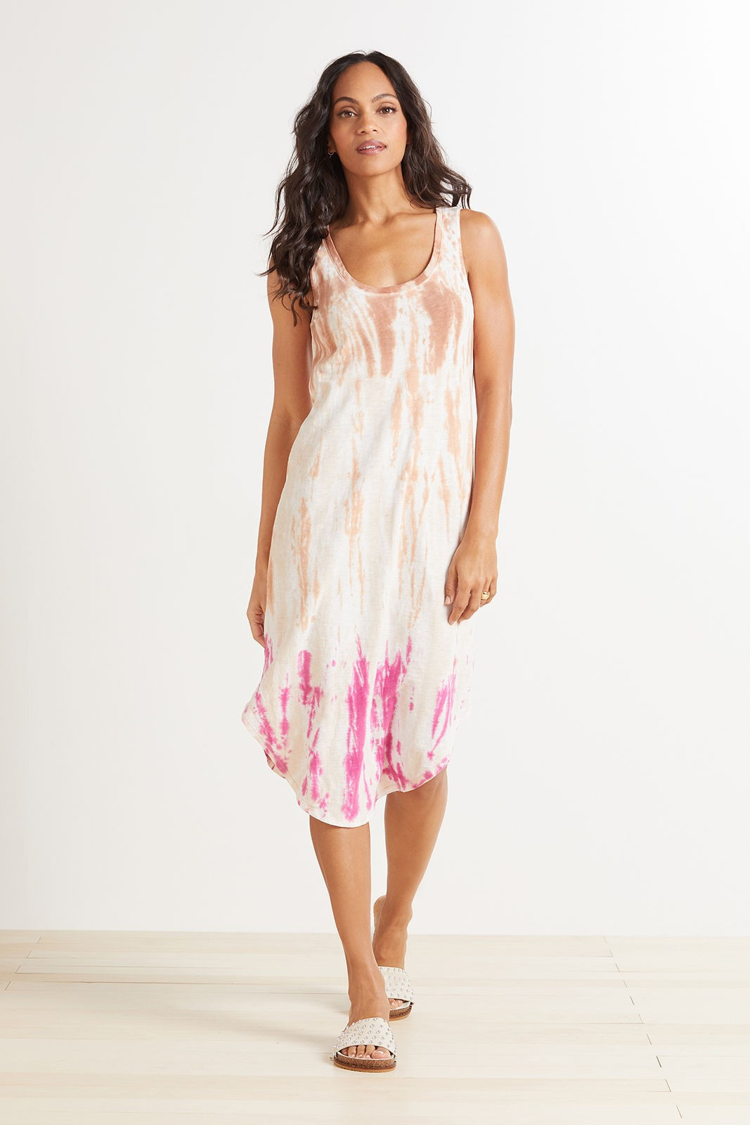 Reverie Scoop Tie Dye Dress | Evereve