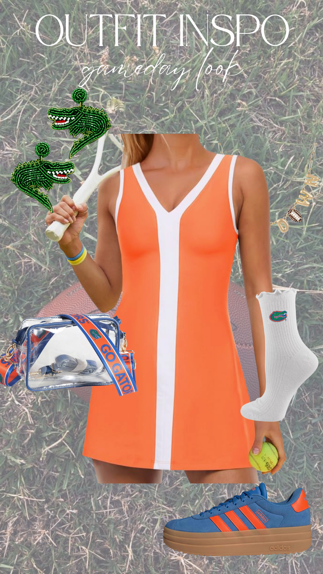 Gators gameday look 

 #LTKgrwm #LTKootd #LTKSeasonal