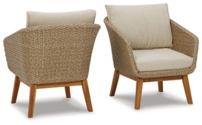 Crystal Cave Nuvella Outdoor Lounge Chair Set of 2 | Ashley Homestore
