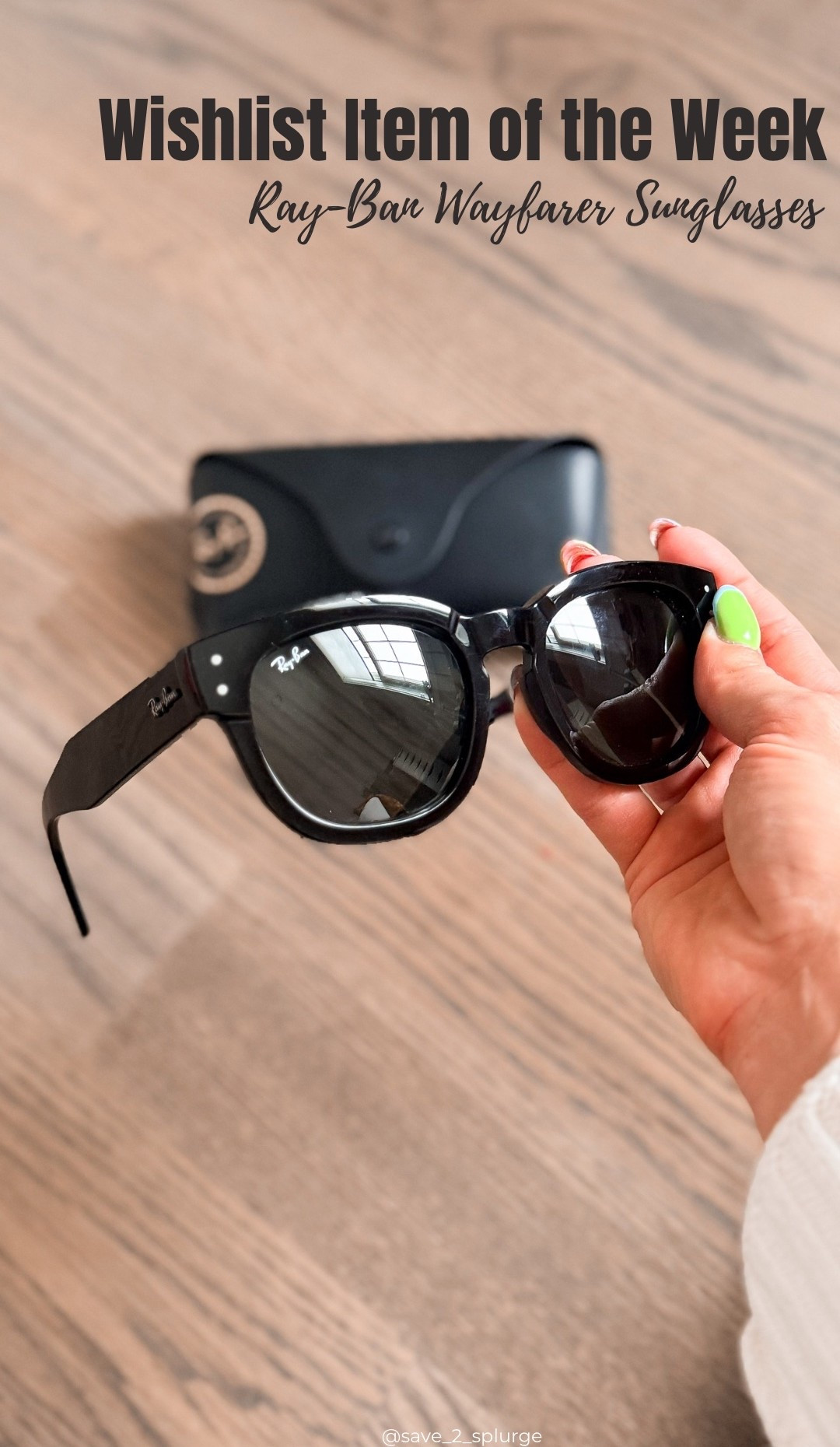 Wishlist Item of the Week

Ray-Ban Black Polarized Sunglasses.  A CLASSIC.  

#LTKOver40 #LTKWorkwear #LTKSeasonal